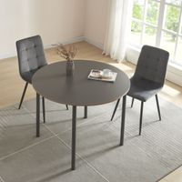 Esstisch Lindesberg für 4 Personen Ø100 cm Grau