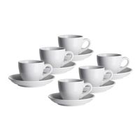 Serie COLOMBIA, Cappuccinoobere mit Untertasse, Porzellan