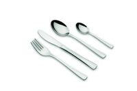 Serie CINDY, Besteck-Set, Edelstahl Besteck-Set für 6 Personen, Silber