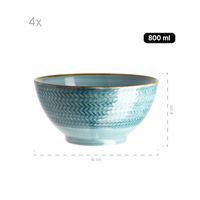 Serie Prospero, Müslischalen-Set, 4-teilig, Porzellan