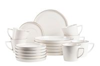 Serie SITA, Kaffeeservice 18-tlg. mit Goldrand