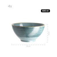 Serie PROSPERO, Schüssel-Set, Porzellan, 4-er Set