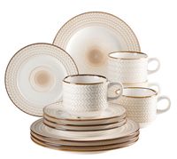 Serie PROSPERO, Kaffeeservice 12-tlg. WEISS