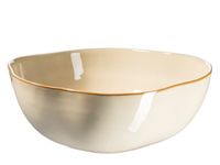 Serie Cordelia, Salatschüssel 28 cm, 1 Stk., Keramik, Sand