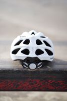 Prophete Erwachsenen-Fahrradhelm, Inmold, Größe: 58-61 cm, Farbe: weiß mit Reflexstreifen