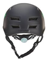 Prophete Fahrradhelm, ABS-Hartschale, mit LED-Licht, Größe: 58-61 cm, Farbe: schwarz