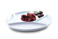 Fondueteller Set, Porzellan, Weiß