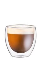 Doppelwand Cappuccino Gläser 255 ml für 6 Personen, Glas