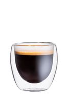 Doppelwand Espressogläser 180 ml für 6 Personen, Glas