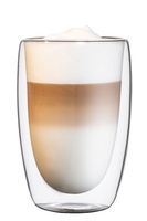 Doppelwand Latte Macchiato Gläser 430 ml für 6 Personen, Glas
