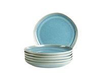 Serie Cordelia, Dessertteller, 6-er Set, Keramik, Grün