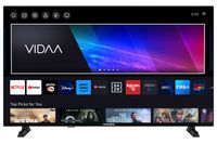 Telefunken Fernseher 50 Zoll QLED Smart TV VIDAA 4K UHD HDR Dolby Vision, HD+ 6 Monate, Triple-Tuner