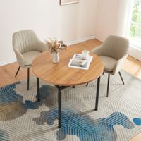 Esstisch Hemnes für 4 Personen Ø100 cm Eiche-Optik