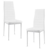 Esszimmerstuhl Lidköping 2er Set Weiß Kunstleder