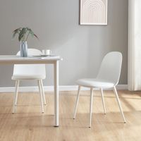 Esszimmerstuhl Kangasala 2er Set Weiß