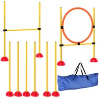 Agility Set Hunde 3-teiliges befüllbar Agility-Ausrüstung für Hundetraining