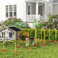 Agility Set Hunde 3-teiliges befüllbar Agility-Ausrüstung für Hundetraining