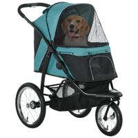 Hundewagen Hundebuggy klappbar für Hunde &amp; Katzen bis 20 kg Katzenbuggy
