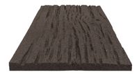 Trittstein 2er-Set Bahnschwelle, Gehwegplatten aus Gummi 60x25x1,7cm