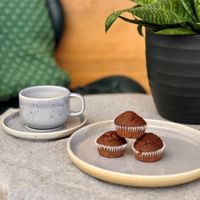 Serie Candy, Frühstücksset für 4 Personen, Steinzeug, Flieder