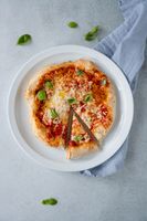 Serie Barca, Pizzateller-Set für 6 Personen, Porzellan, Weiß