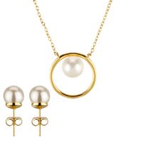 Miraval Halskette &amp; Ohrstecker Echtsilber Geschenkbox Damen Schmuckset  Ostergeschenk