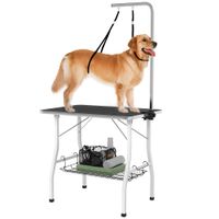 Hundepflegetisch, höhenverstellbar Trimmtisch für Hunde, klappbar Schertisch