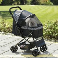 Hundebuggy Hundewagen Buggy für kleine Hunde und Katzen Pet Stroller Oxford