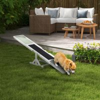 Hundewippe Hunde Agility Wippe Holz Welpenspielzeug für große Hunde 180x30x30 cm