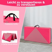 Weichbodenmatte klappbar, Gymnastikmatte tragbar