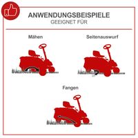 Benzin-Aufsitzrasenmäher MR230-61 E Start 6 in 1