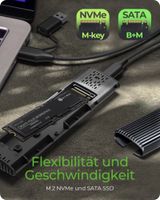 IB-1808MCT-CU31, Type-C®/A USB 3.2 Gen 2 zu NVMe/SATA M.2