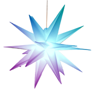 3D-LED-Leuchtstern - Mit RGB-Farbwechsel