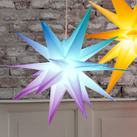 3D-LED-Leuchtstern - Mit RGB-Farbwechsel