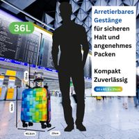 NOWI Hartschalenkoffer Mittelgroß 66 cm – 68L Volumen – 8 Rollen 360° drehbar