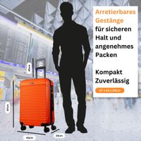NOWI® Las Palmas Koffer Klein: 55x40x20cm Zahlenschloss Doppelrollen Handgepäck GRÜN