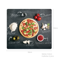 Multi-Glasschneideplatte, Pizza