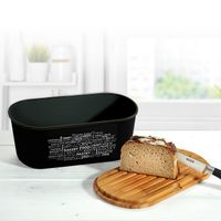 Brotbox, schwarz, FSC