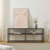 Fernsehtisch Solund 120x30x46cm Schwarz