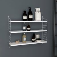 Modulares Wandregal Strängnäs 3er Set Weiß