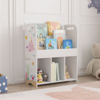 Kinderregal Røyrvik 75x62x29 cm mit Ozean Motiv