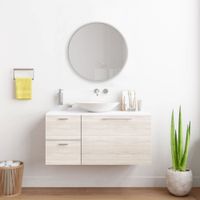 Wandspiegel Modugno 40cm Weiß