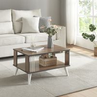 Couchtisch Århus mit Ablage 40 x 70 x 50 cm Eiche