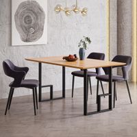 Tischgestell Kauhava 2er Set Stahl 72x55 cm