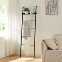 Leiterregal Øksnes 160x50x27,5 cm Schwarz