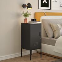 Nachtschrank Hausjärvi 2er Set Schwarz
