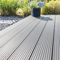 WPC Terrassendielen grob geriffelt, ca. 8m² (2,20 m) - Anthrazit