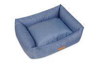 Animood Hundebett Alex blau M Denim-Imitat