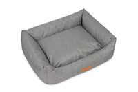 Animood Hundebett Alex grau M Denim-Imitat