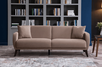 Flexy Schlafsofa 3-Sitzer mit Schlaffunktion, Bettkasten & wasserabweisendem Stoff - Taupe